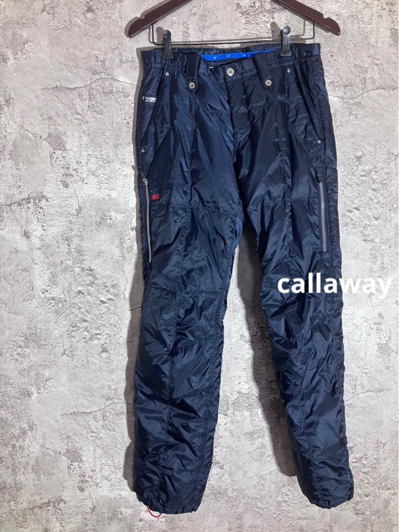 ☘️callaway ダウン フェザー ナイロンパンツ ゴルフウェア
