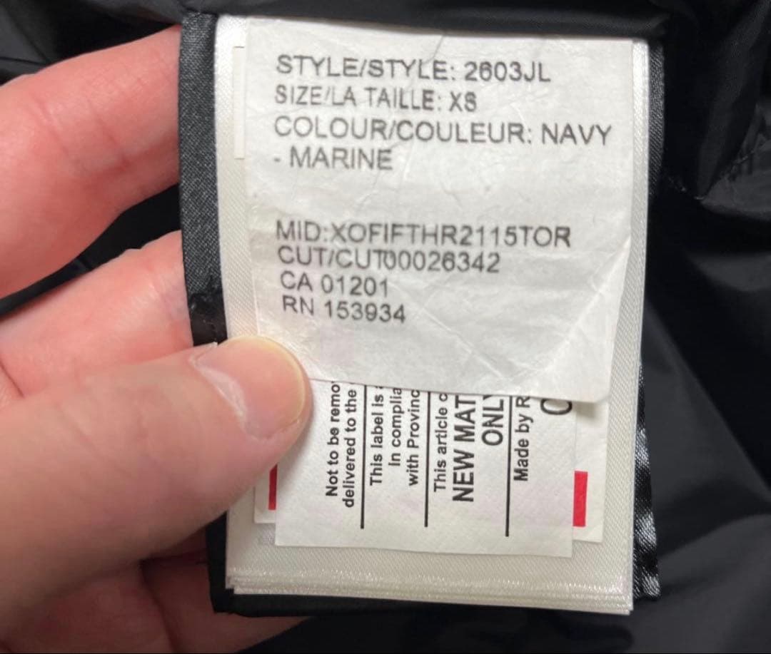 チャコさん専用　美品 カナダグース ブロンテ 2603JL ネイビー XSサイズ