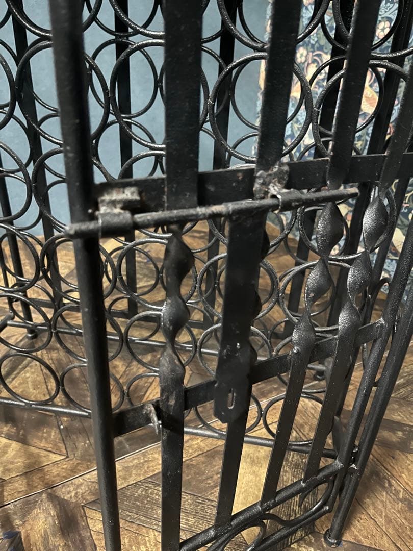 ワインラック アイアン アンティーク シェルフ インテリア ビンテージ