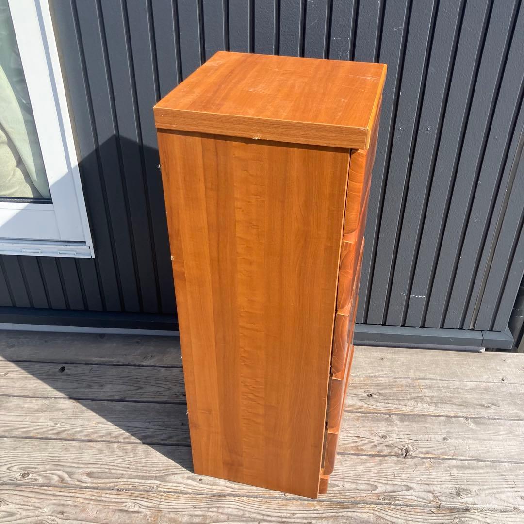 昭和レトロ 古家具 道具箱 木製チェスト 5段 箪笥 タンス 小物入れ 小物収納
