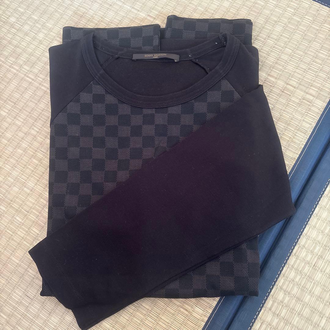 LOUIS VUITTON ルイヴィトン ダミエ柄 ラグランTシャツ カットソー