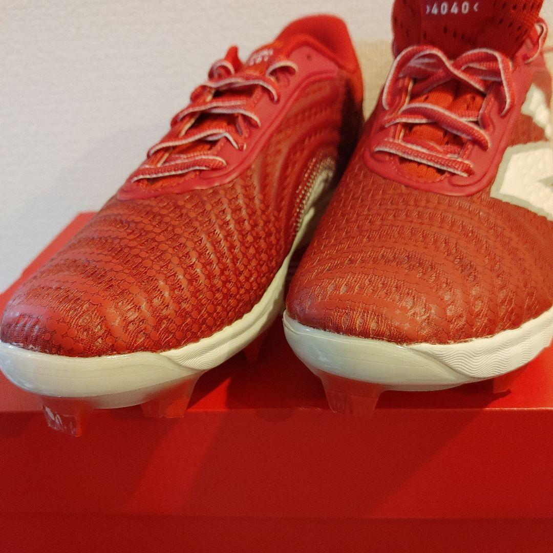 ニューバランス　野球　スパイク　ポイント 26.0センチ　レッド