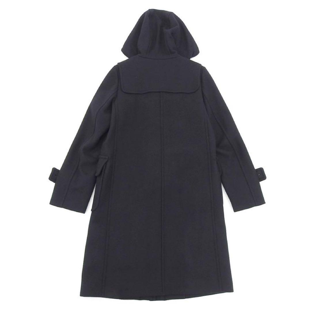 ブルーレーベルクレストブリッジ ダッフルコート ネイビー 裏地チェック 38