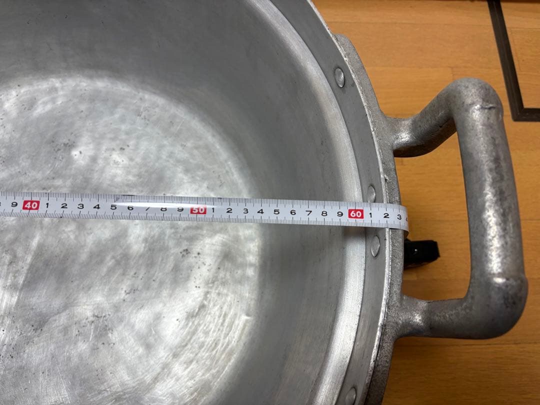 大容量 アルミ製 両手鍋 直径約60cm
