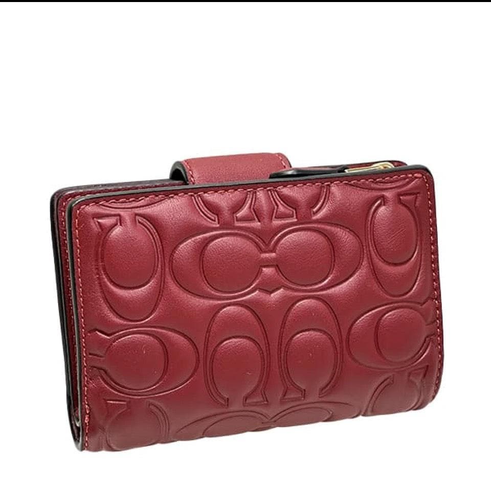 新作.コーチ COACHミディアム コーナー ジップ ウォレット・シグネチャー