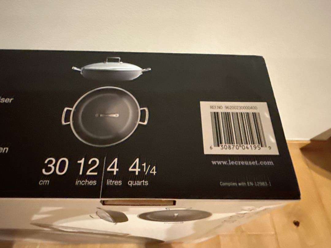 ル・クルーゼ　TNS シャロー キャセロール　両手鍋 30㎝蓋付マルチパン