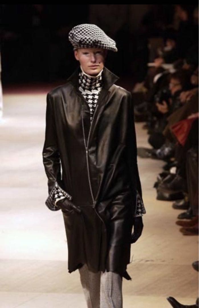 ヨウジヤマモト 03aw ライダースレザーコート 1