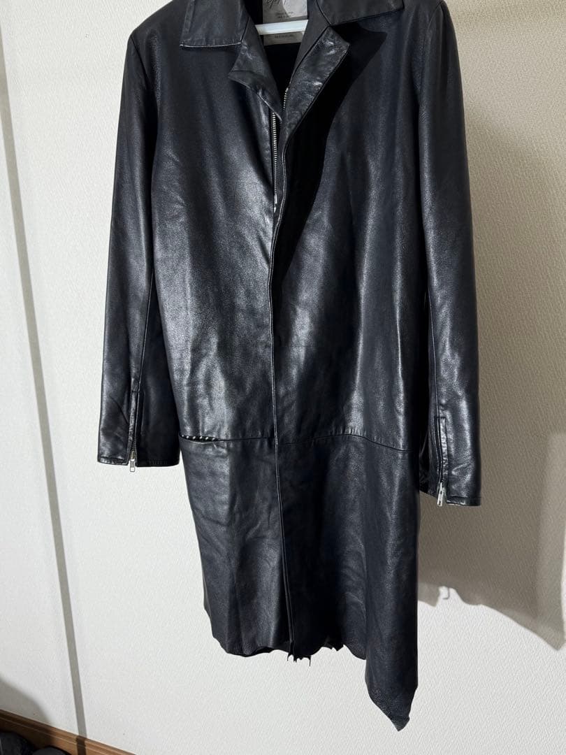 ヨウジヤマモト 03aw ライダースレザーコート 1