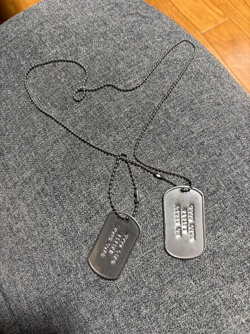 山田蓮愛用 Dog Tag 2連