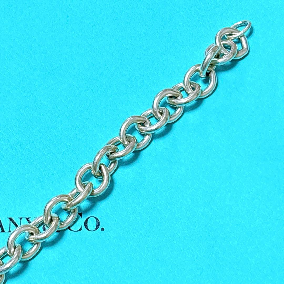 【美品】19.7cm ティファニー ハートタグ ブレスレット シルバー925