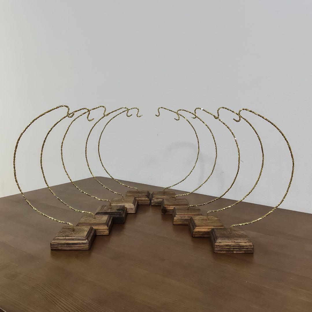 リスタ　真鍮　ツイスト　ランタンスタンド　10セット