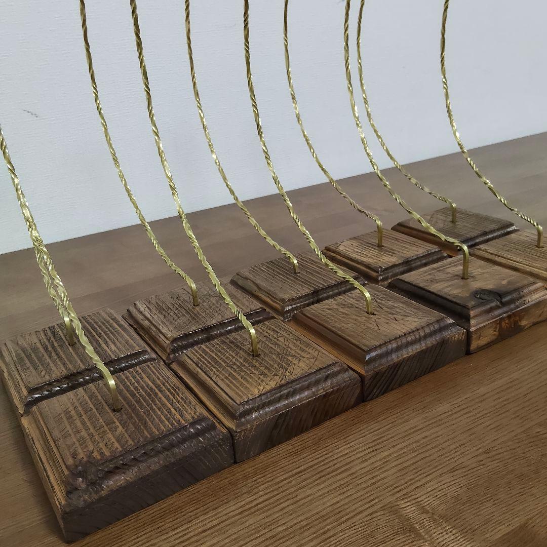 リスタ　真鍮　ツイスト　ランタンスタンド　10セット