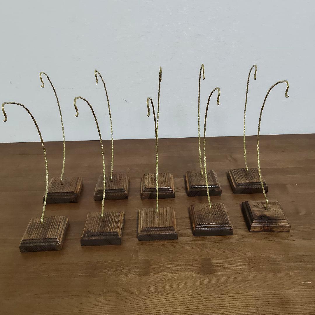 リスタ　真鍮　ツイスト　ランタンスタンド　10セット