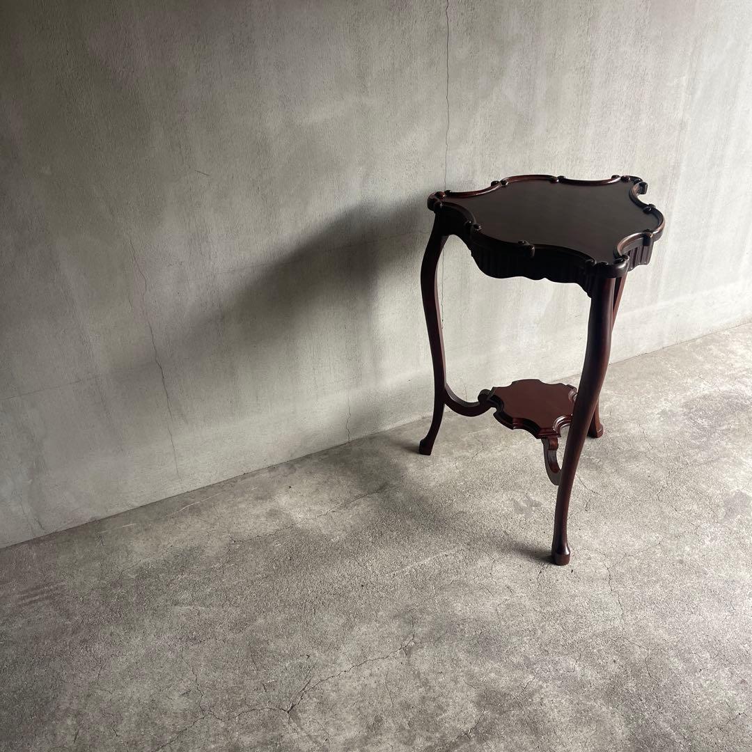 オールドヴィンテージ　イタリア　オケージョナルテーブル　花台　サイドテーブル