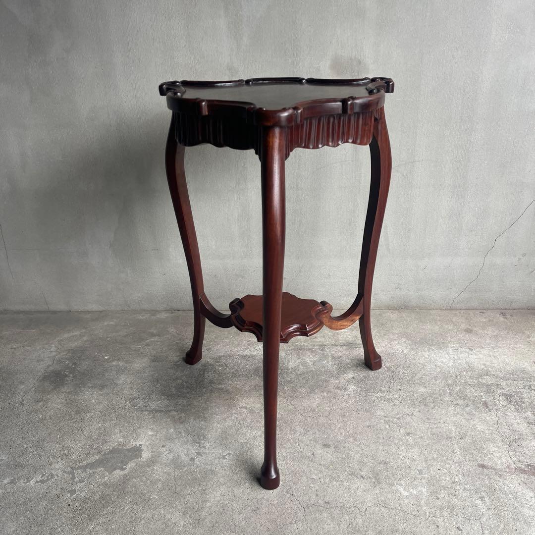 オールドヴィンテージ　イタリア　オケージョナルテーブル　花台　サイドテーブル