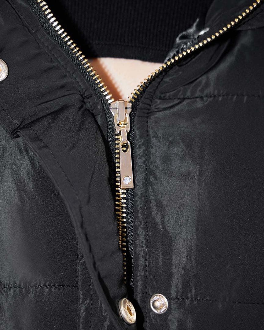 新品タグ付き シェリミー Cherimi ロングファイバーダウン Rady 黒