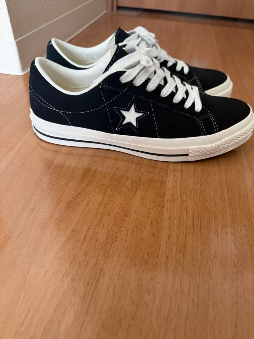 CONVERSE ONE STAR ブラック スエード スニーカー
