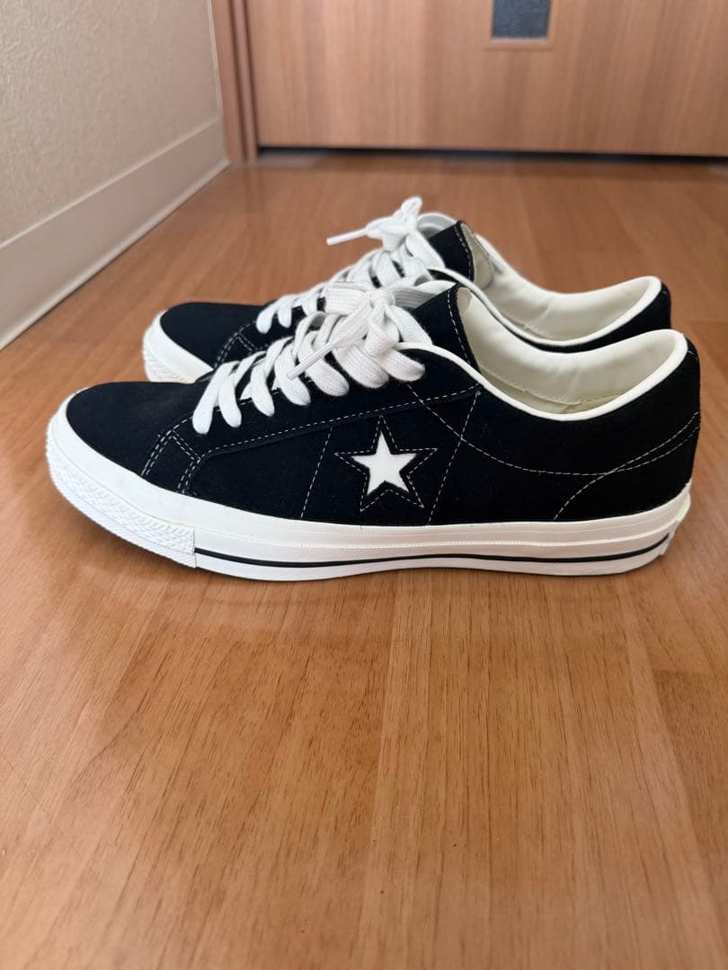 CONVERSE ONE STAR ブラック スエード スニーカー