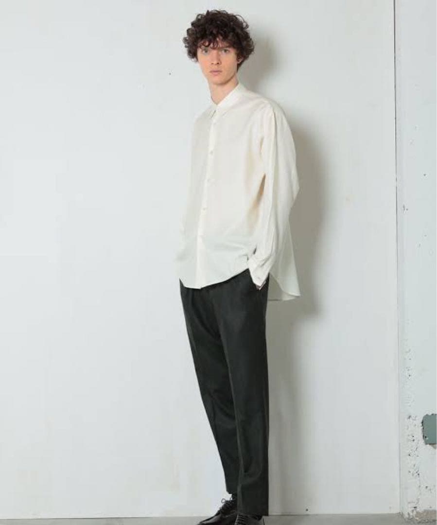 MBハイエンド尾州ウールシャツ　Ｍサイズ