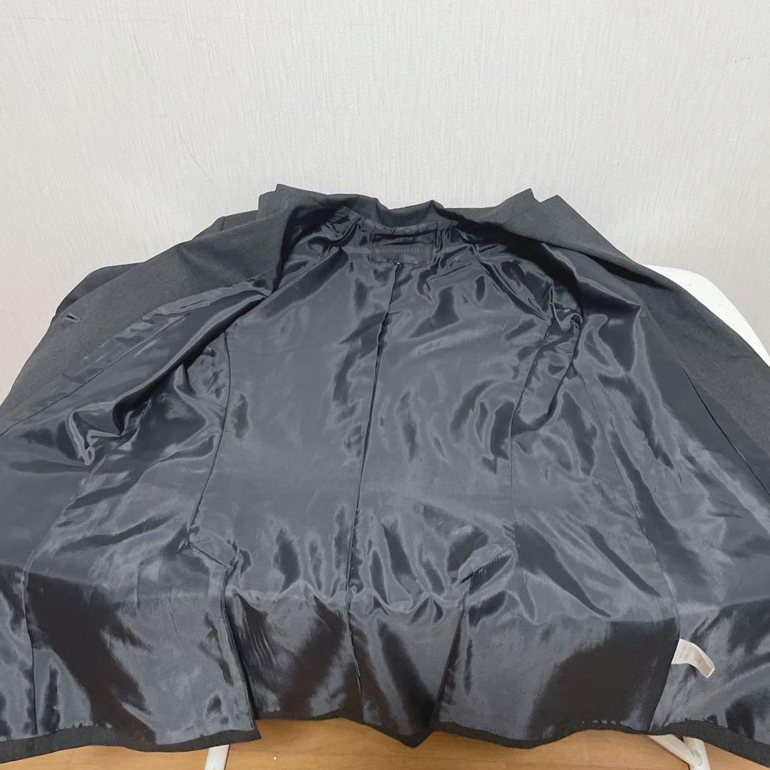 untitled サイズ4 大きいサイズ　ダークグレー　パンツスーツ フォーマル