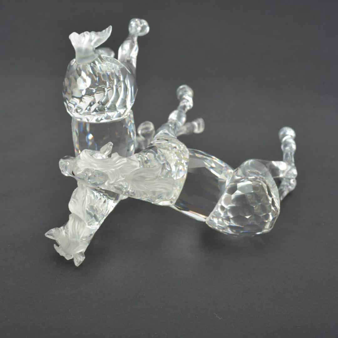 美品 スワロフスキー クリスタル 仔馬 アニマル 置物 箱付 ホース インテリア