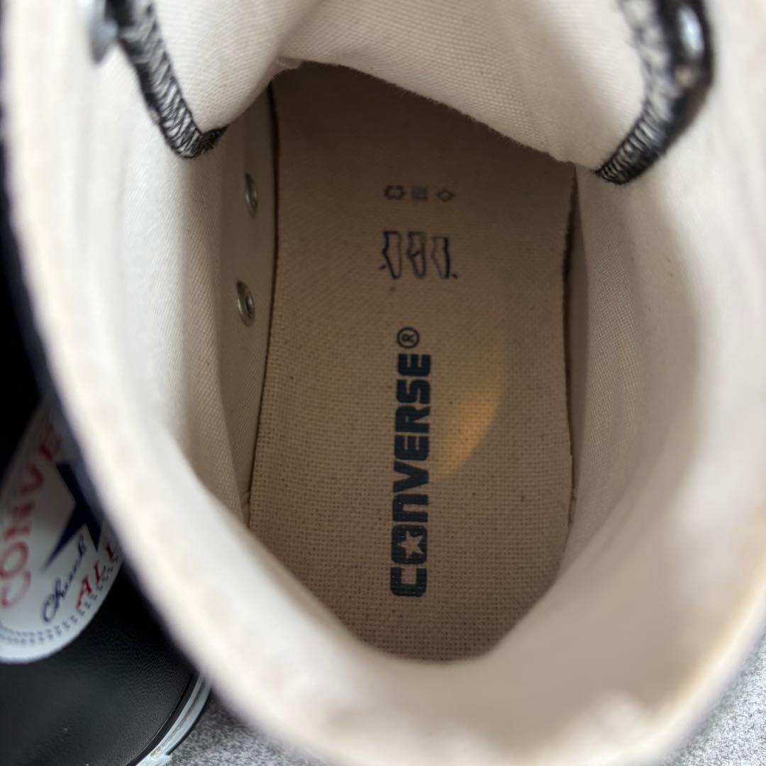 ★廃盤★コンバース CONVERSE オールスター レザー【26.5】ブラック