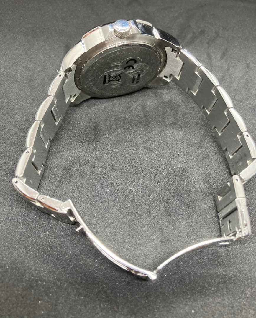 VERSUS クロノグラフ キラキラシルバー