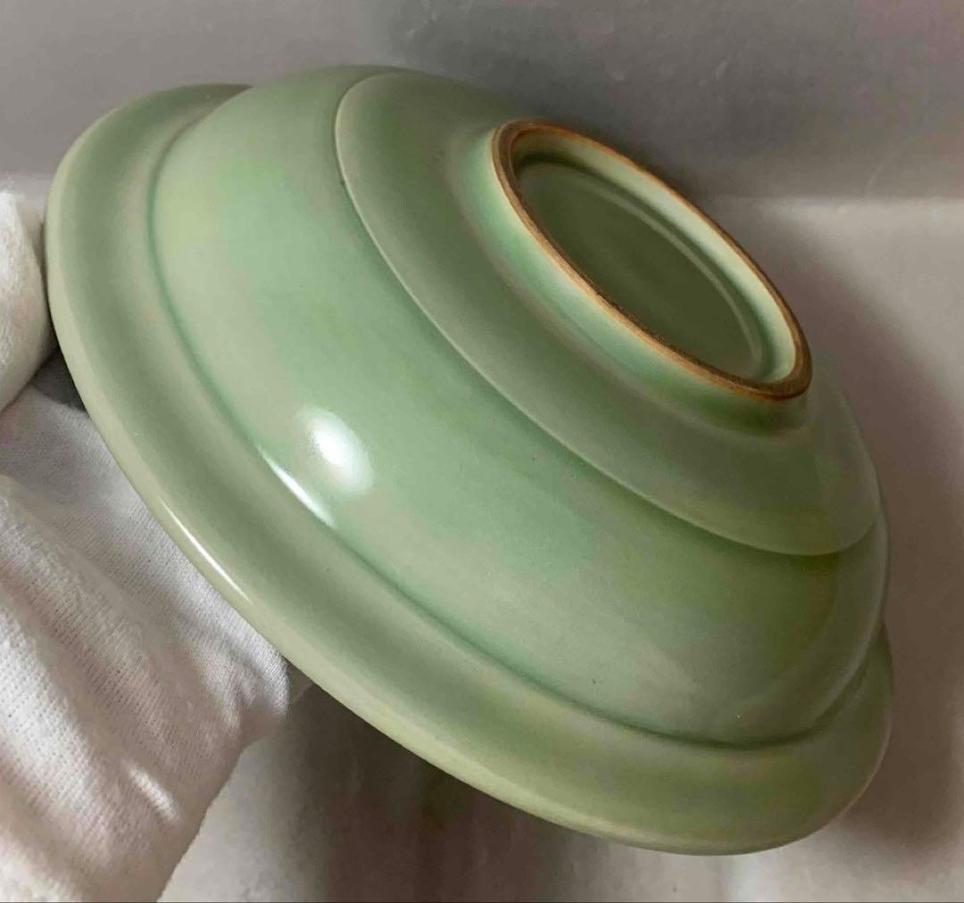 中国 青磁鳳凰平鉢　f2250915