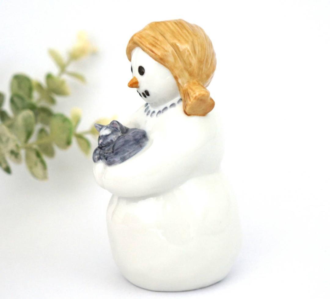 ロイヤルコペンハーゲン スノーマン 猫 テディベア フィギュリン