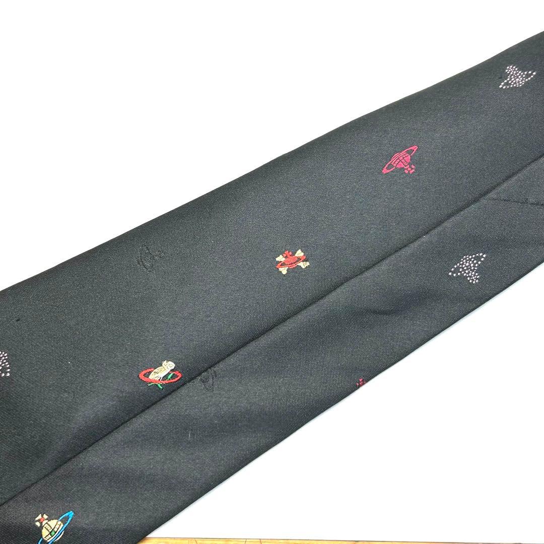 【極美品✨】超激レア！ ヴィヴィアンウエストウッド ネクタイ ブラック オーブ