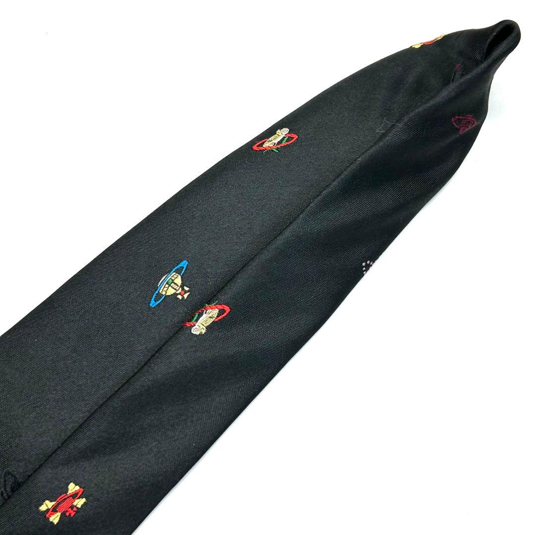 【極美品✨】超激レア！ ヴィヴィアンウエストウッド ネクタイ ブラック オーブ