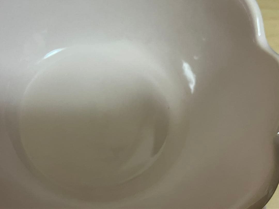 ル・クルーゼ　フリルプレート18cm フリルボウル　パウダーピンク　シェルピンク