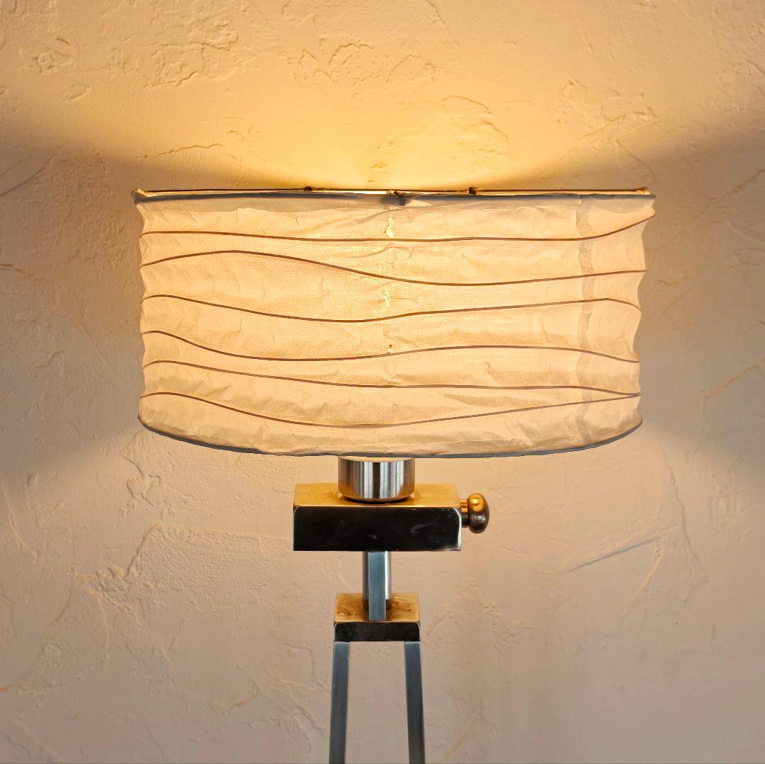 10/28まで　OLD IKEA　フロアランプ　オリジナルシェード　調光機能付き