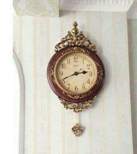 北歐風 英国貴族風 クロック。壁掛け時計 かけ時計 ヨーロッパ風