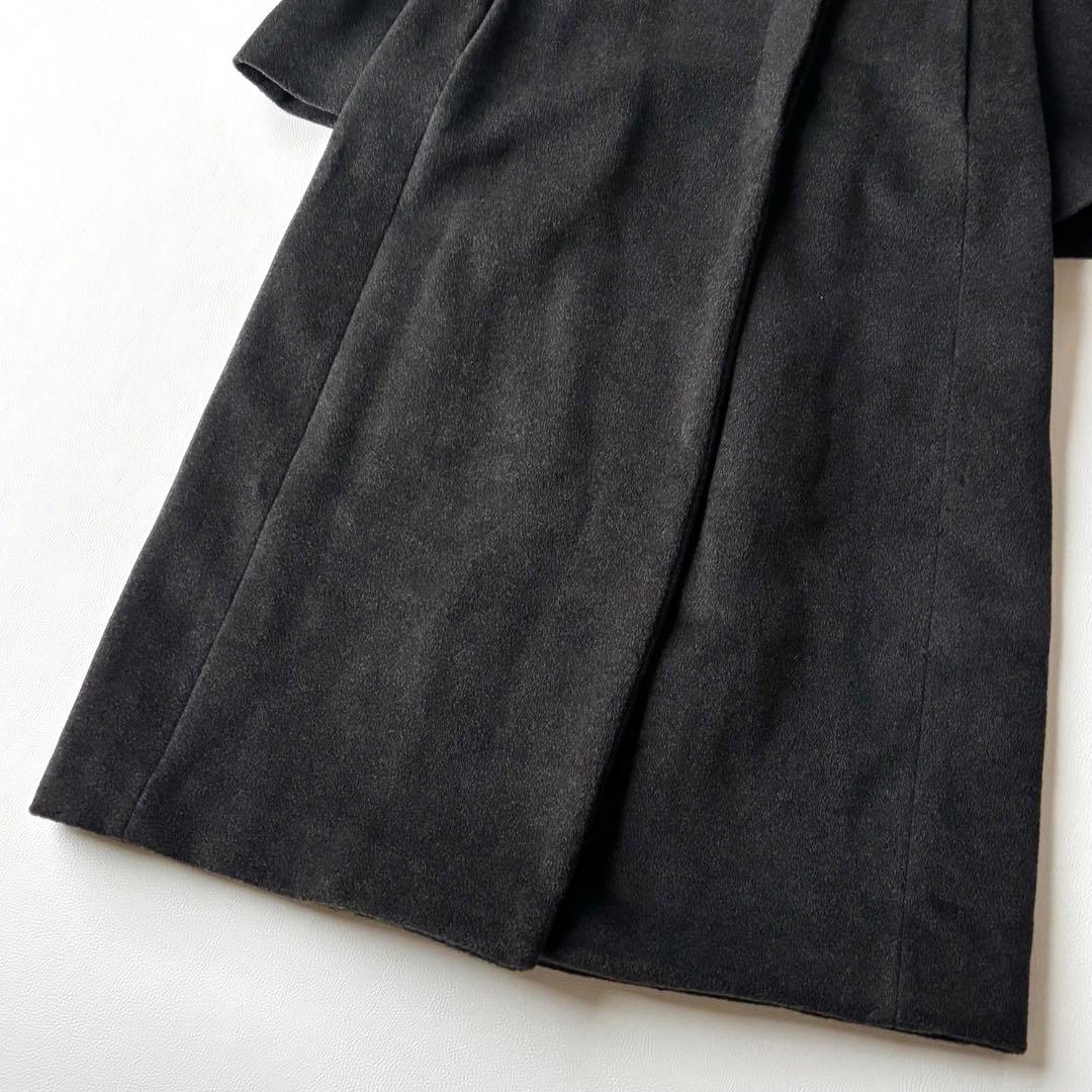 Max Mara ロングコート マキシ丈　白タグ　カシミヤ混　比翼仕立て　40