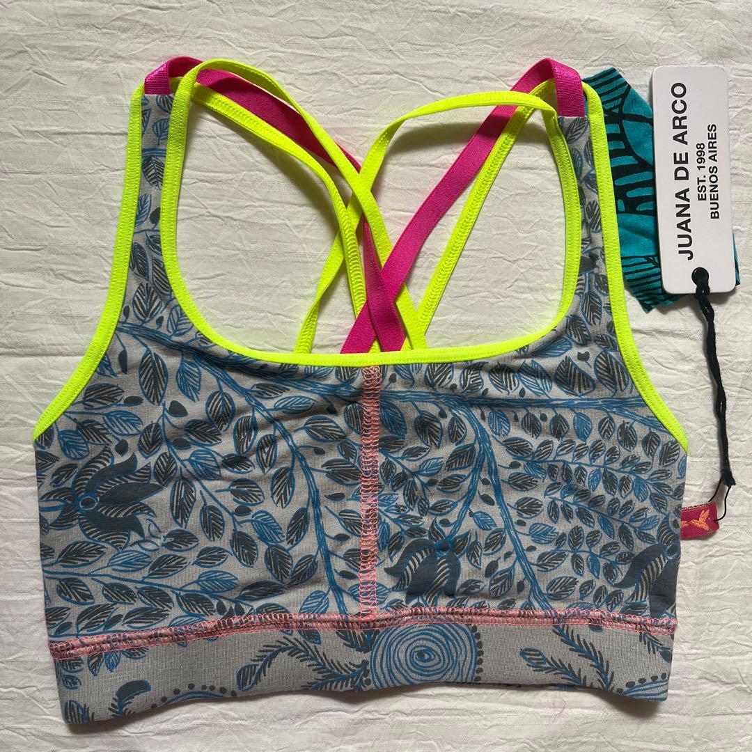 フアナデアルコ 新品スポーツブラ ヨガトップス ヨガウェア クロスバック