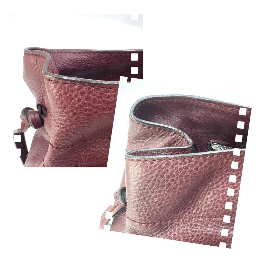 TOD’S トッズ レザー トートバッグ ボルドー