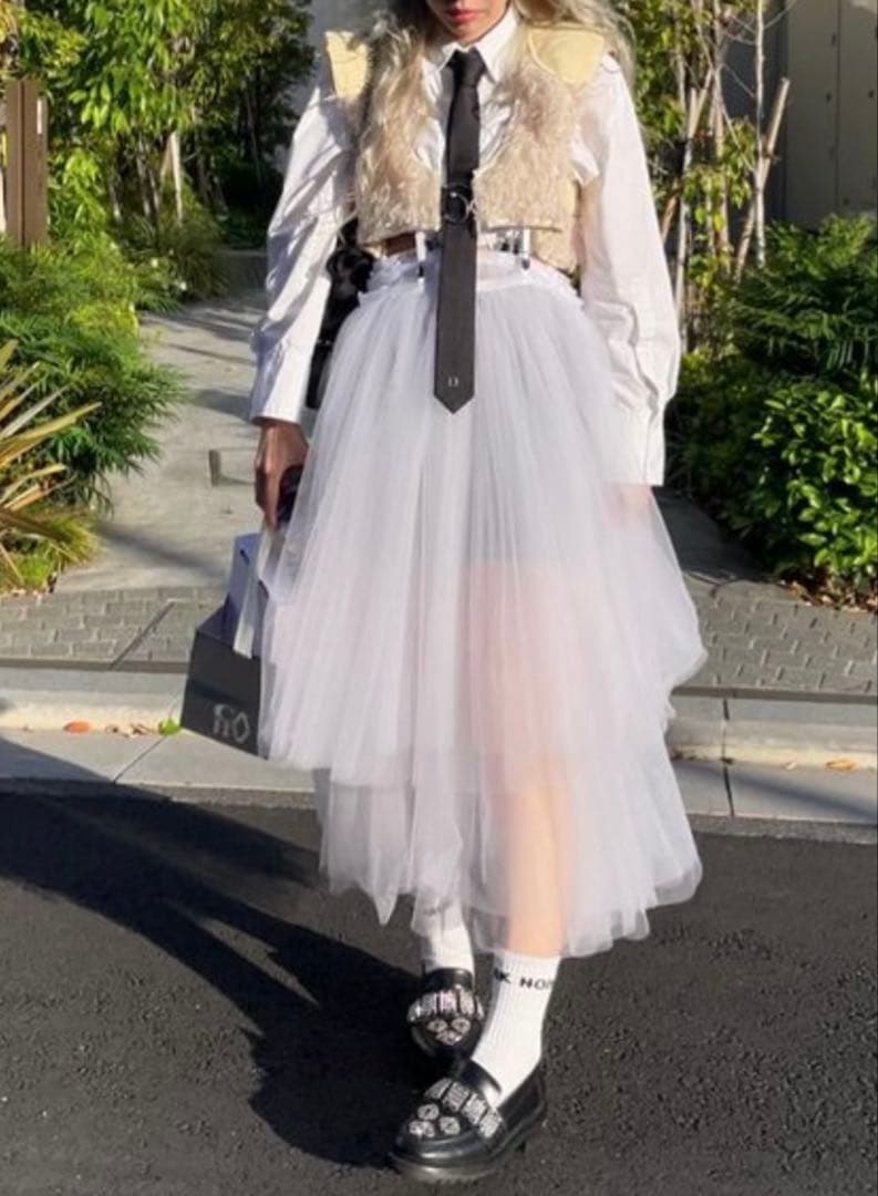 スカート noir kei ninomiya /tulle suspender skirt