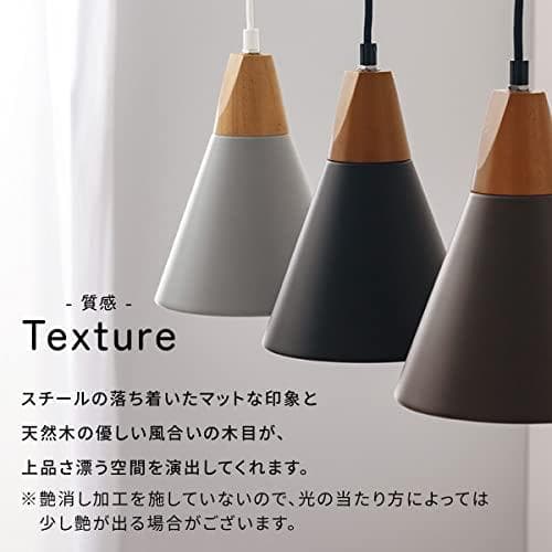 ぼん家具 ペンダントライト 北欧 天井照明 LED電球専用 1灯 直径20cmp