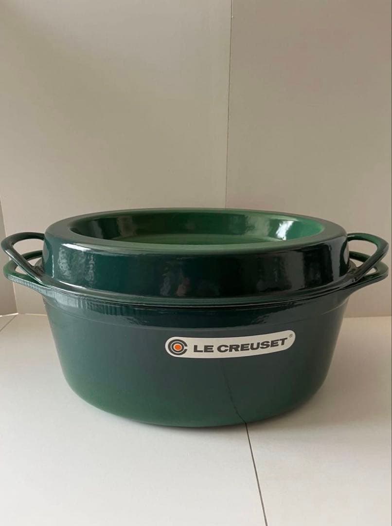 希少　廃盤　クーザンス ルクルーゼ　デュッフ　オーバル　32cm カクタス