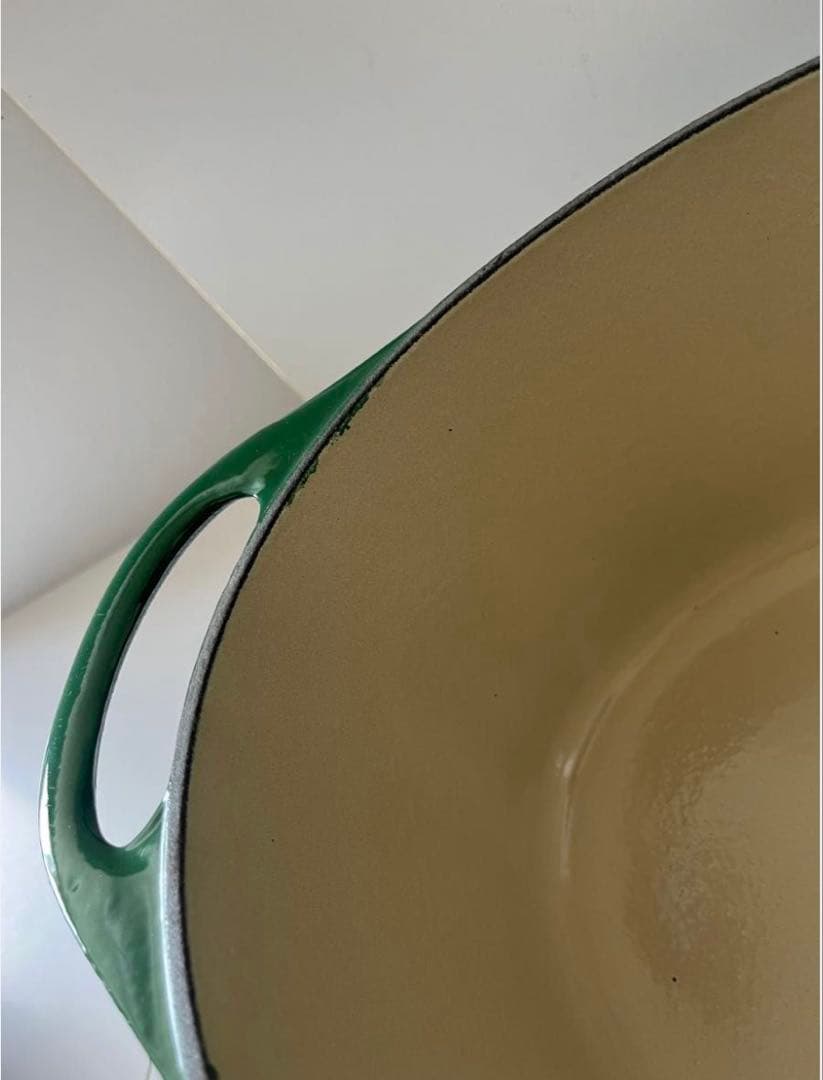 希少　廃盤　クーザンス ルクルーゼ　デュッフ　オーバル　32cm カクタス