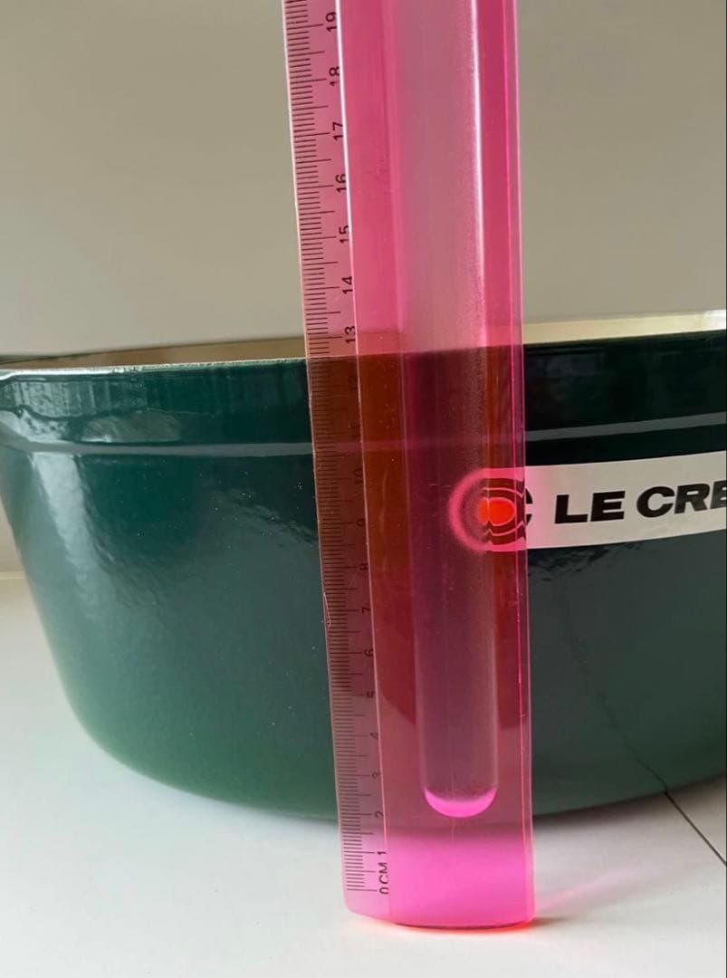 希少　廃盤　クーザンス ルクルーゼ　デュッフ　オーバル　32cm カクタス