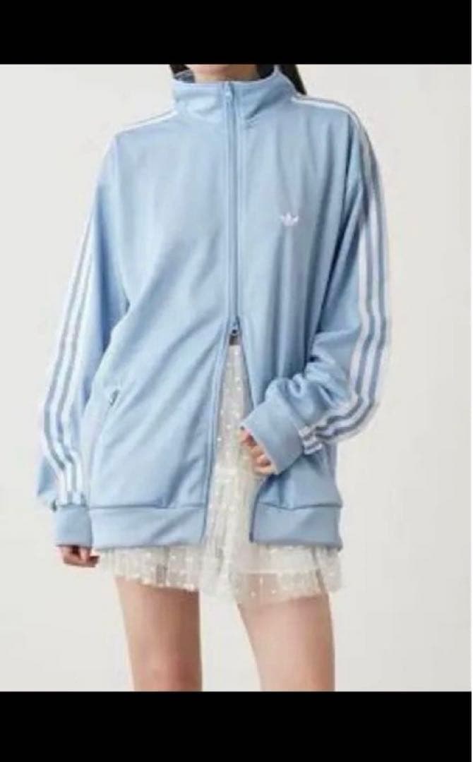 adidas SNIDELコラボ 水色ジャージ XSサイズ 美品　完売商品