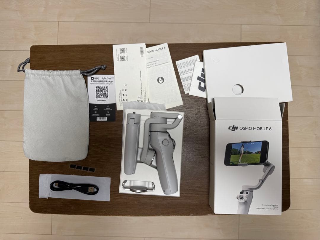 【新品未使用】DJI Osmo Mobile 6 プラチナグレー