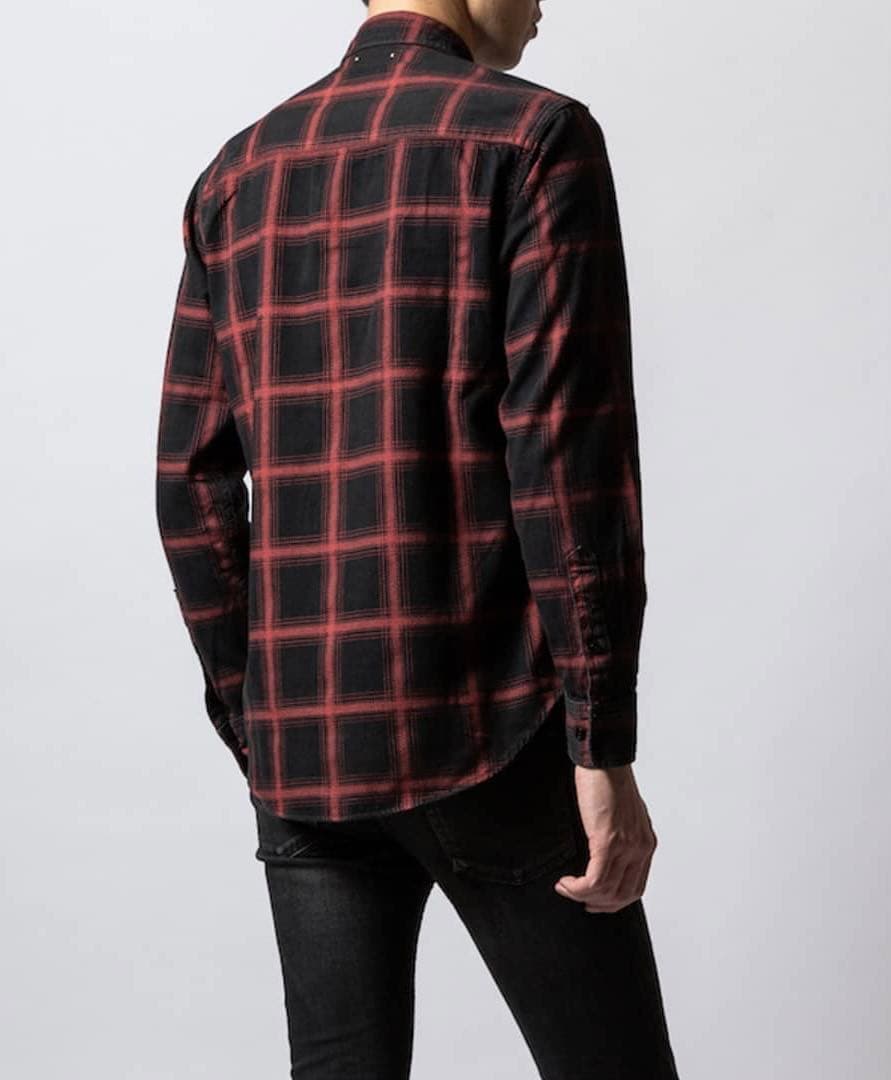 【キムタク愛用ブランド】 マインデニム Denim Check Red サイズ3