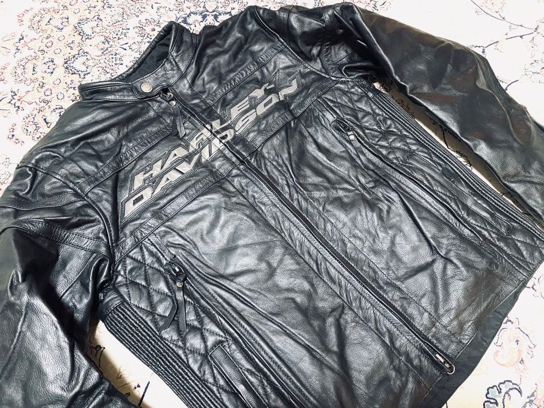 新品未使用Harley-Davidson豪華冬用インナー付きレザージャケット！