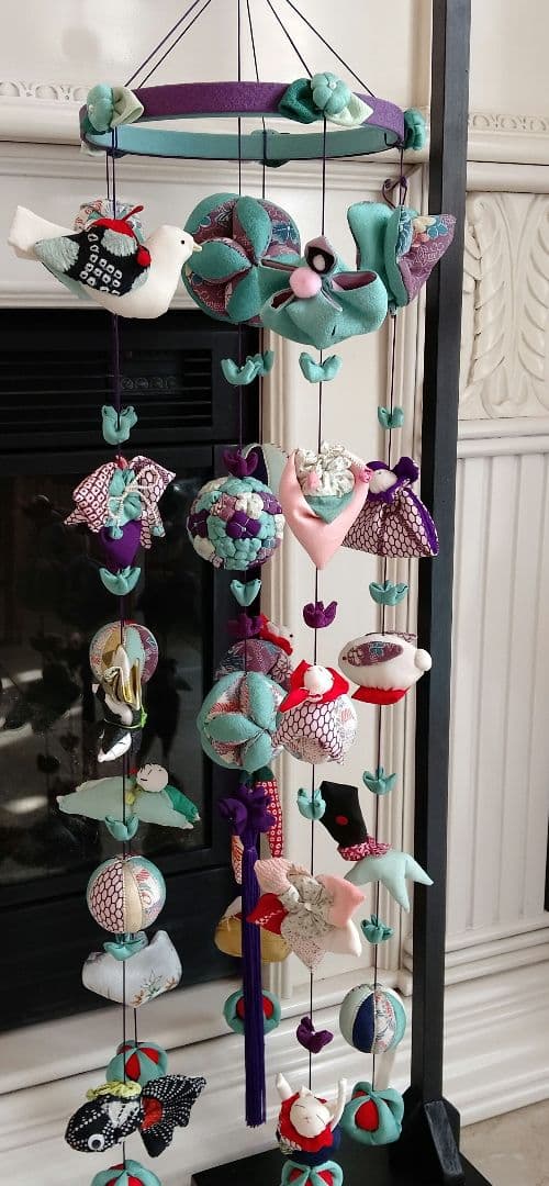 吊るし飾り　吊るし雛　ちりめん細工 　 ハンドメイド　ひな祭り