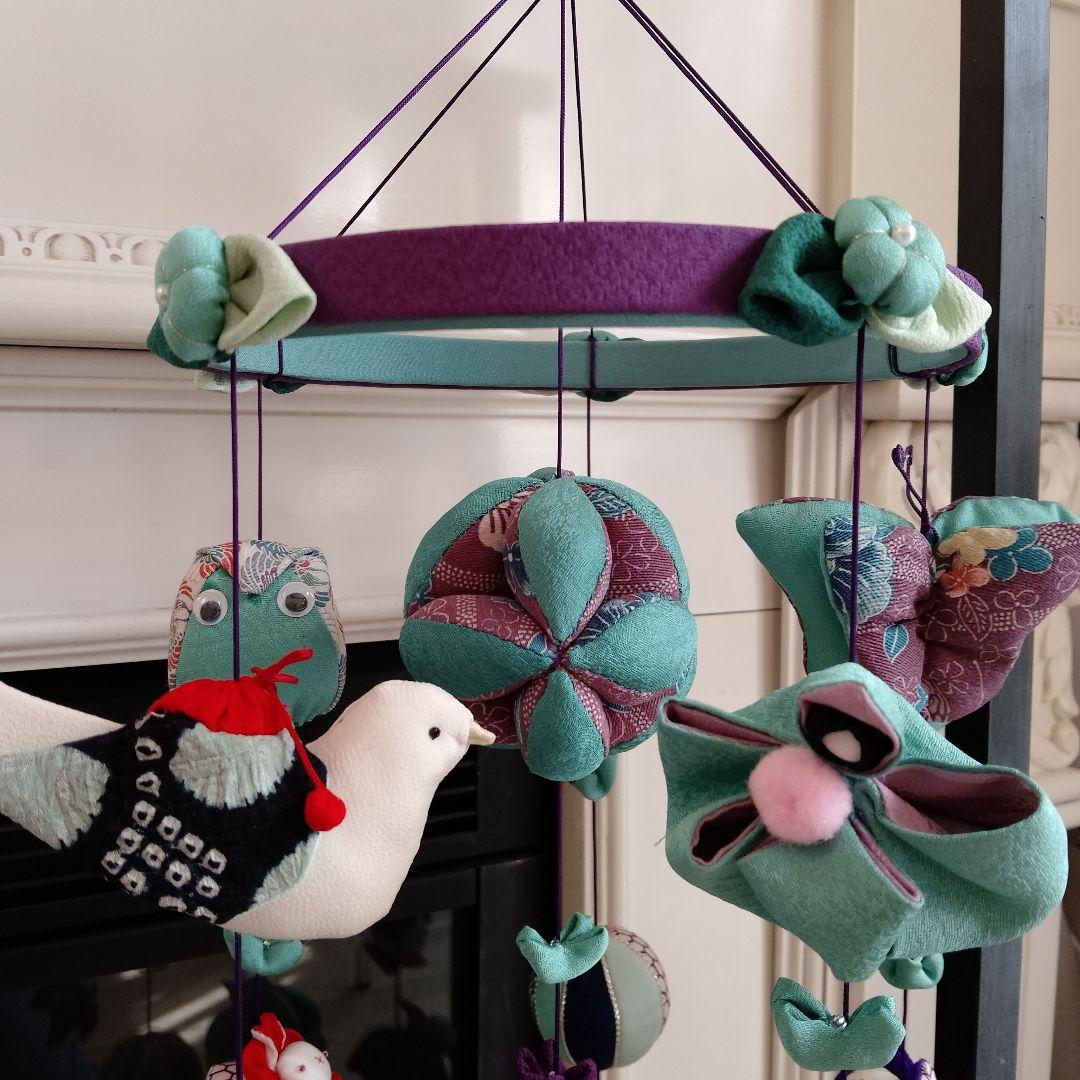 吊るし飾り　吊るし雛　ちりめん細工 　 ハンドメイド　ひな祭り