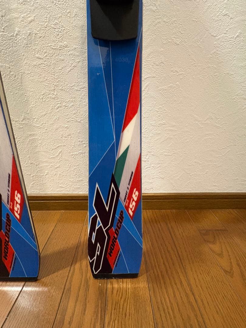 ノルディカ　ワールドカップSL 156cm スキー板 マーカー金具付属