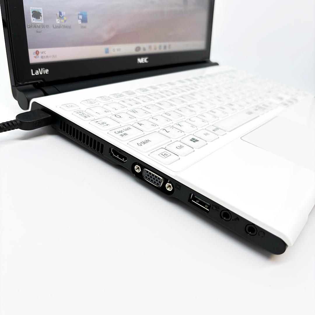 NECノートパソコン Win11 Corei7 新品SSD office A12